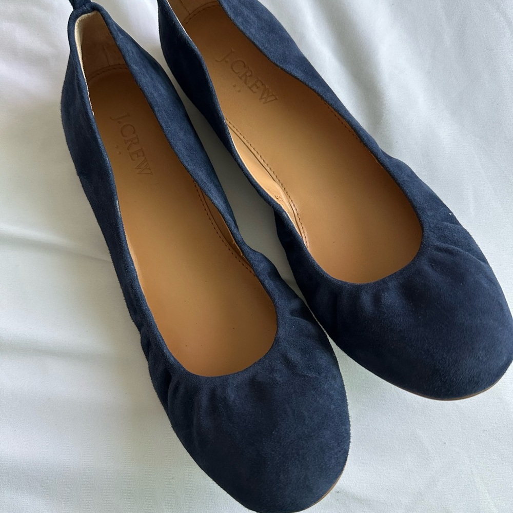 J. Crew Women's Navy Ballet Flats